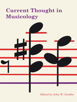 cover image of Current Thought in Musicology